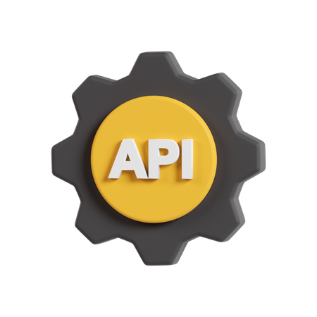 API-Konfiguration  3D Icon