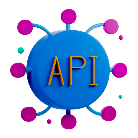 Réseau d'API  3D Icon