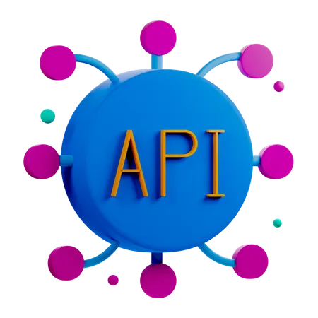 Réseau d'API  3D Icon