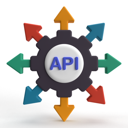 API 설정  3D Icon