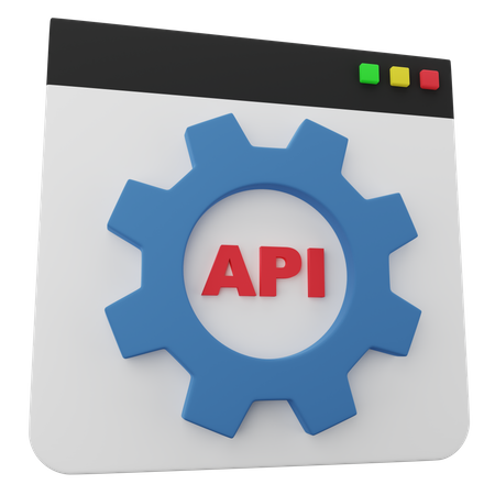 Api Setting  3D Icon