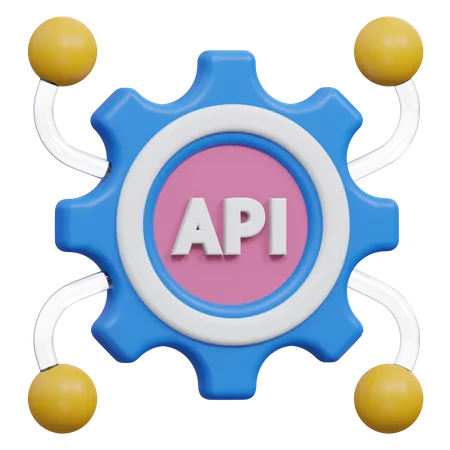 Api Setting  3D Icon