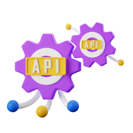 Api Setting  3D Icon