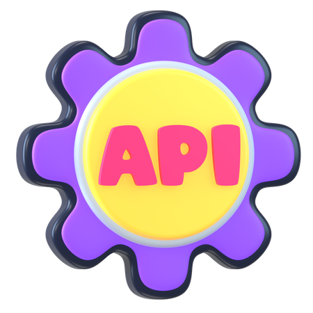 API Setting  3D Icon