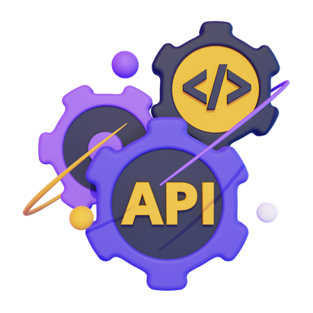API Setting  3D Icon