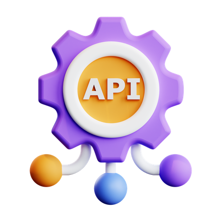 Api Setting  3D Illustration