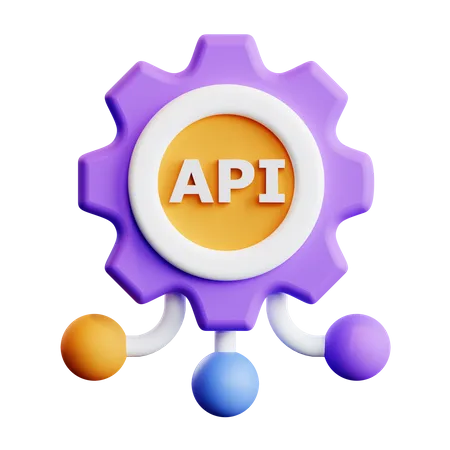 Api Setting  3D Illustration