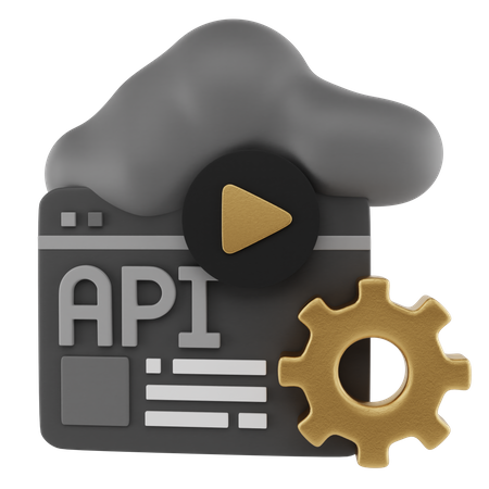 Api Setting  3D Illustration