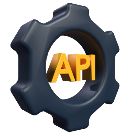 Api Setting  3D Illustration