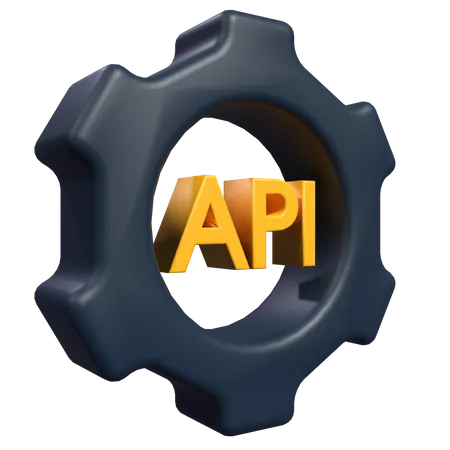 Api Setting  3D Illustration