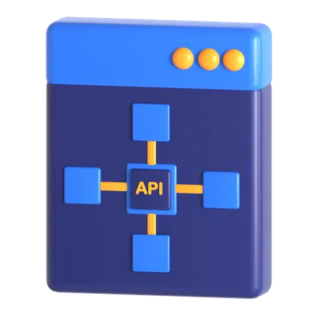 Système API  3D Icon