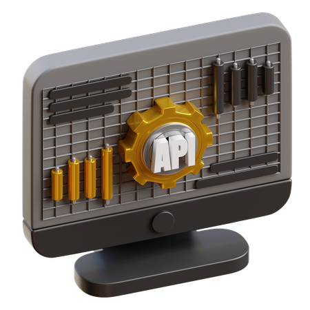 API Trading  3D Icon
