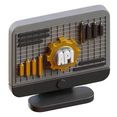 API Trading  3D Icon
