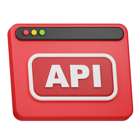 APIウェブサイト  3D Icon