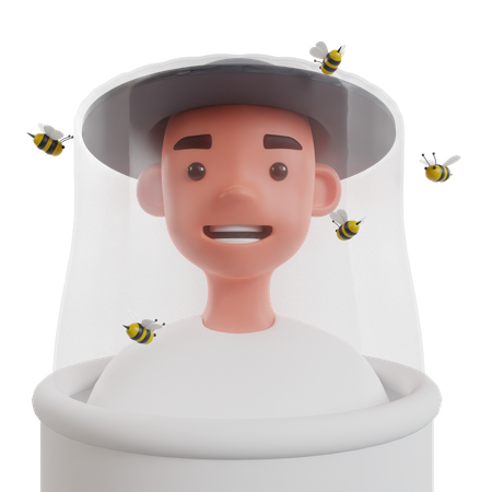 Apiculturist  3D Icon