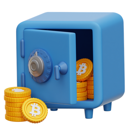 Apilamiento de bitcoins  3D Icon