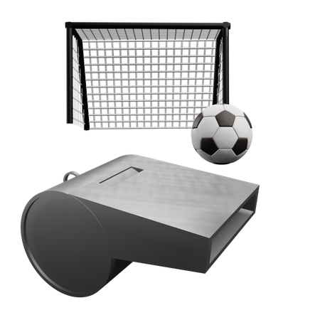 Apito de futebol  3D Icon
