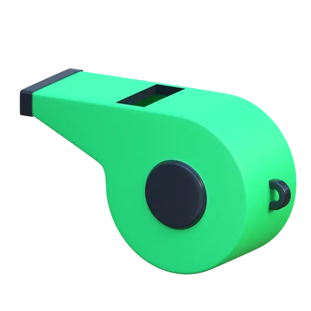 Apito do treinador  3D Icon