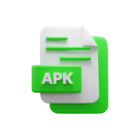 Apk File  3D Icon