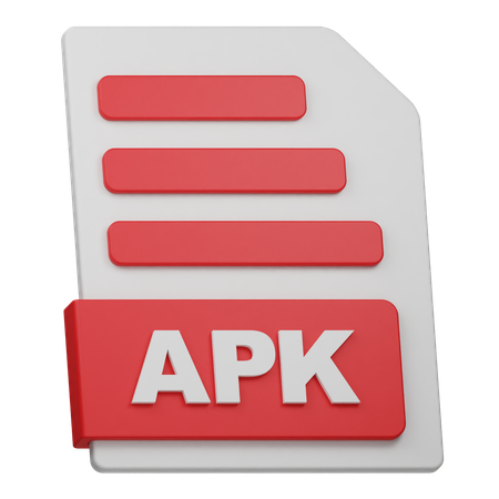 APK File  3D Icon