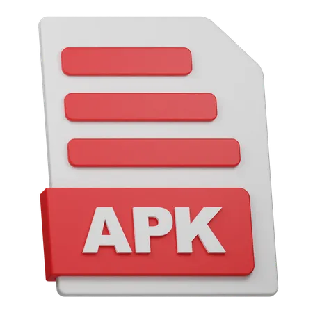 APK File  3D Icon