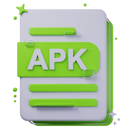 APK File  3D Icon