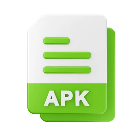 APK File  3D Icon