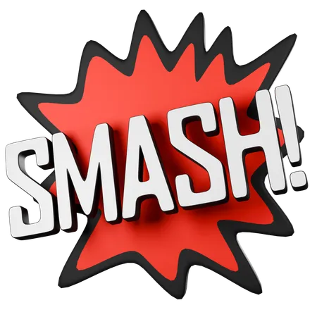 ¡SMASH!  3D Icon