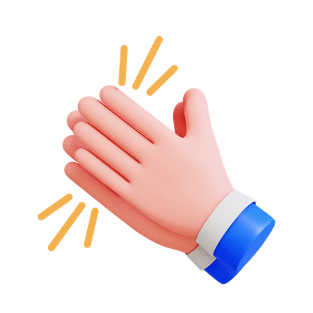 Aplaudir  3D Icon