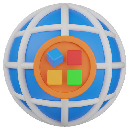 Aplicativo Web  3D Icon