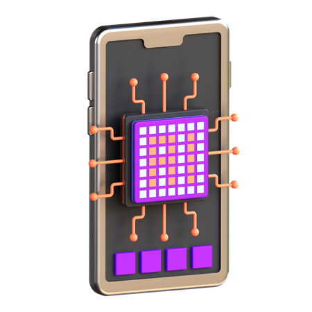 Aplicación de IA  3D Icon