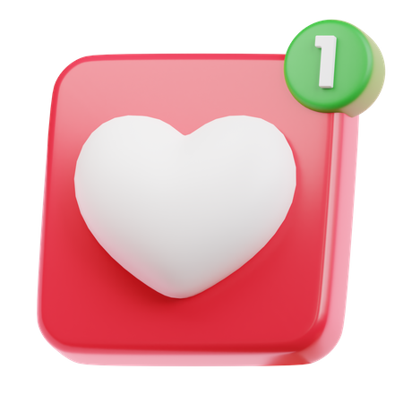 Aplicación de amor  3D Icon