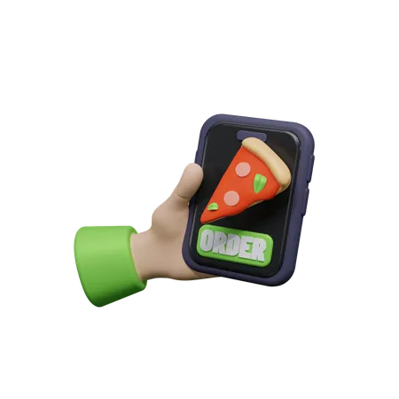 Aplicación de entrega de comida  3D Icon