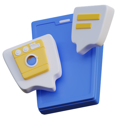 Aplicación de lavandería  3D Icon