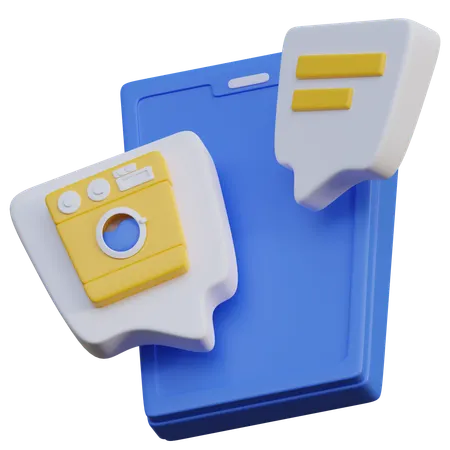 Aplicación de lavandería  3D Icon