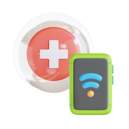 Aplicación de salud  3D Icon