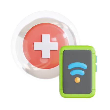 Aplicación de salud  3D Icon