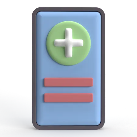 Aplicación médica  3D Icon