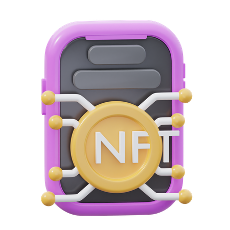 Aplicación nft  3D Icon