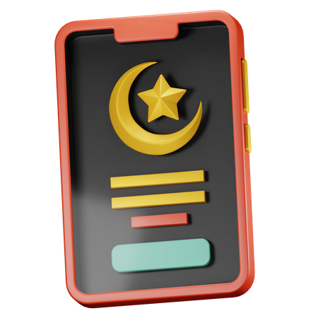 Aplicación de ramadán  3D Icon