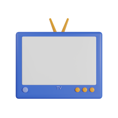 Aplicación de televisión  3D Icon