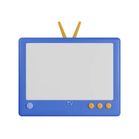 Aplicación de televisión  3D Icon