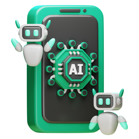 Aplicações de IA  3D Icon
