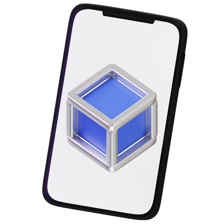 Aplicativo blockchain  3D Icon