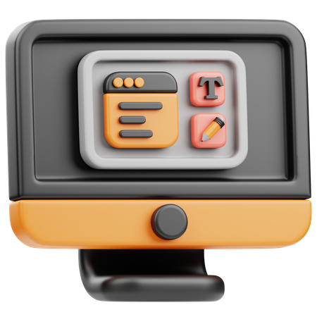Aplicativo de anotações  3D Icon