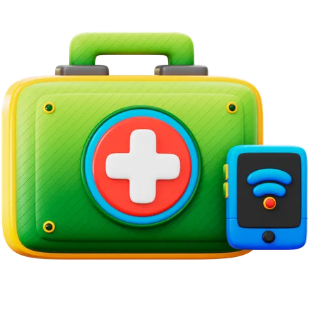 Aplicativo de saúde  3D Icon