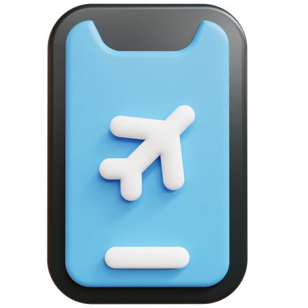 Aplicativo de viagens  3D Icon