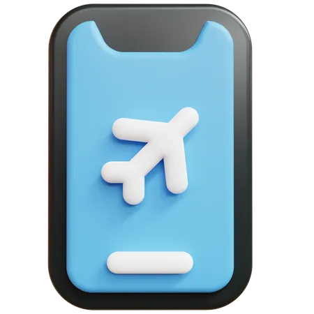 Aplicativo de viagens  3D Icon