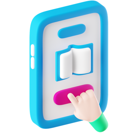 Aplicativo educacional  3D Icon