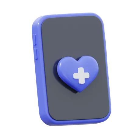 Aplicativo médico on-line  3D Icon